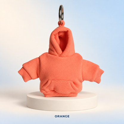 🧥🔑 Hoodie Keychain | Miniature Stress Ball Hoodie Clip-On Keychain Charm 😌✨