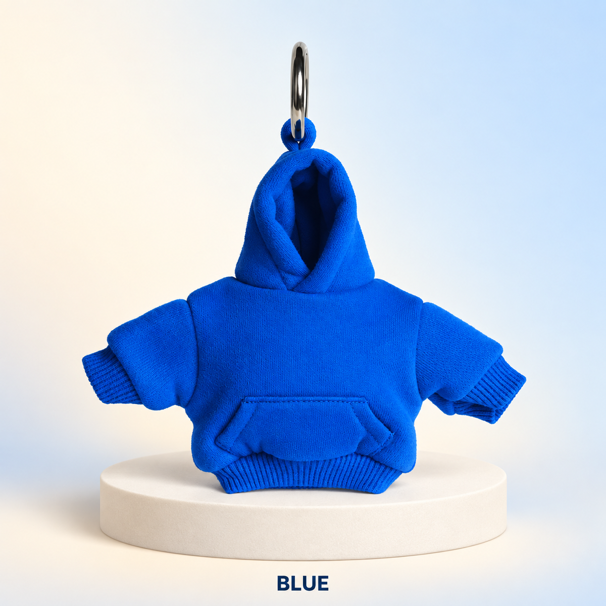 🧥🔑 Hoodie Keychain | Miniature Stress Ball Hoodie Clip-On Keychain Charm 😌✨