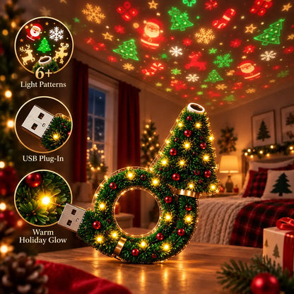 🎄✨ Christmas Ceiling Projection Light – 6 Magical Holiday Designs in One Lamp 🌟