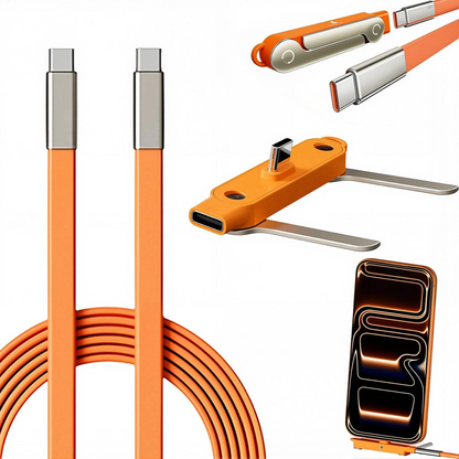 Type-C Fast Charging Cable With Detatchable Stand