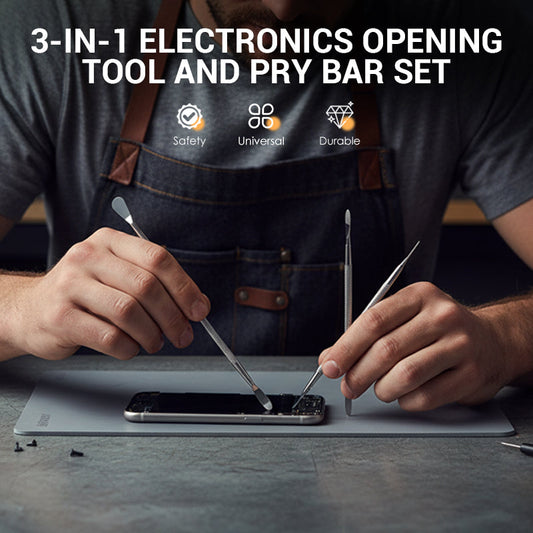 3-in-1 Electronics Opening Tool & Pry Bar Set