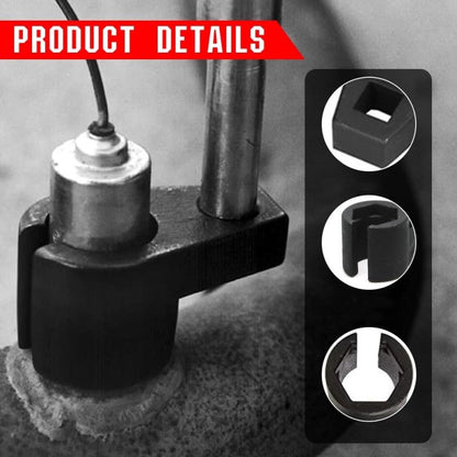 🔧Automotive O2 Sensor Offset Socket & Thread Chaser 5 PCS Set