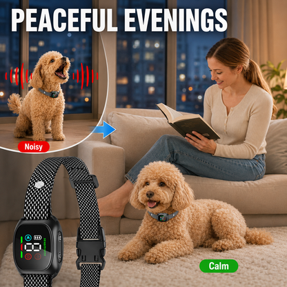 🐕LIMITED TIME 50% OFF!⏳🔥🐶 No-Shock Anti-Bark Collar with Beep and Vibration
